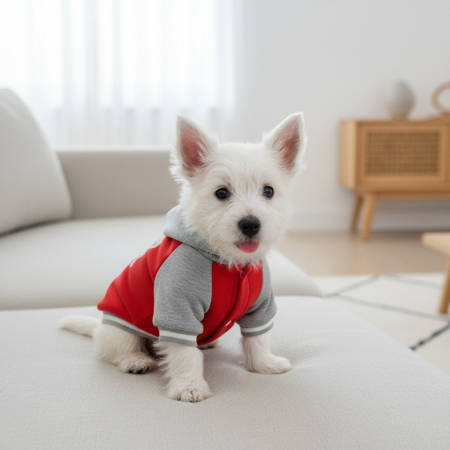 Haine - Hanorac cu gluga XINA2314rosu