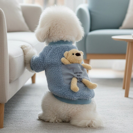 Animale de companie - Hanorac imblanit XINA2212albastru