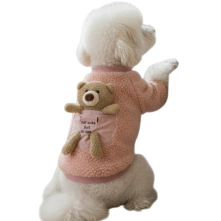 Animale de companie - Hanorac imblanit XINA2212roz