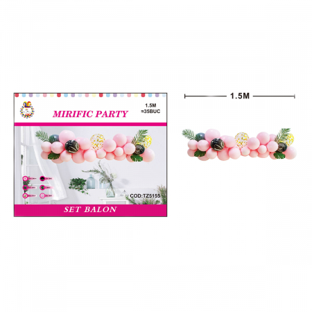 Articole party - Set 35 baloane pentru aranjament tip semiarcada 1.5 m TZ5155