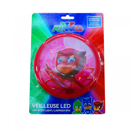 Jucării - Lampa de veghe camera copii cu LED 14 x 14 x 5 cm LQ2114rosu