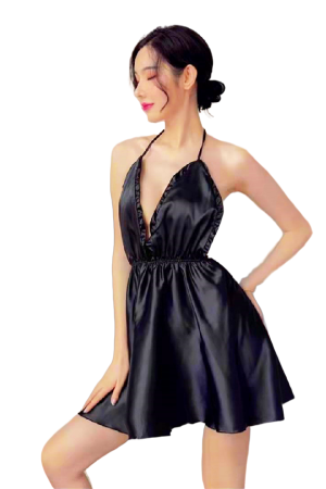 Lenjerie erotică - Set lenjerie erotica, rochita si chiloti tanga YML1189