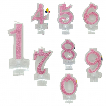 Articole party - Lumanare aniversara pentru tort 9 cm LZ2141