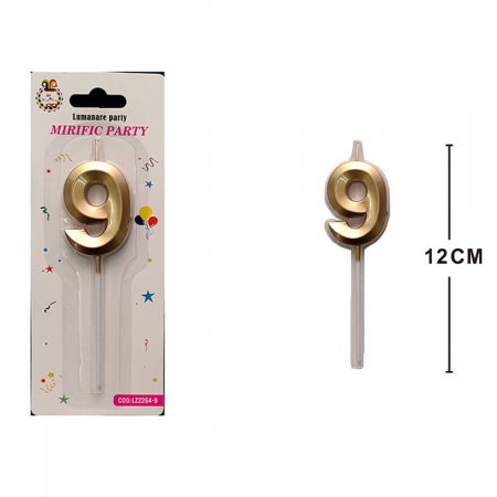 Lumânări tort - Lumanare aniversara pentru tort 12 cm LZ2264