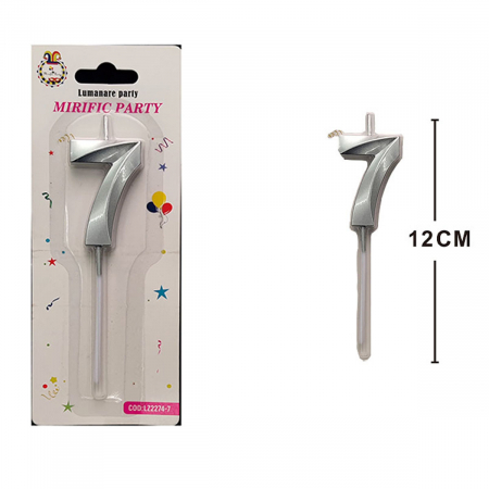 Lumânări tort - Lumanare aniversara pentru tort 12 cm LZ2274