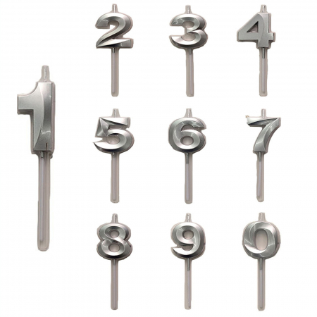 Articole party - Lumanare aniversara pentru tort 12 cm LZ2274