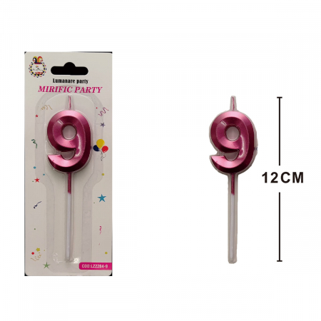 Lumânări tort - Lumanare aniversara pentru tort 12 cm LZ2284