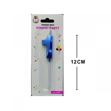 Articole party - Lumanare aniversara pentru tort 12 cm LZ2294