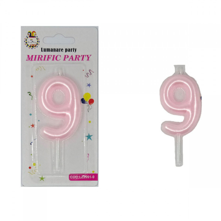 Lumânări tort - Lumanare aniversara pentru tort 8 cm LZ2091