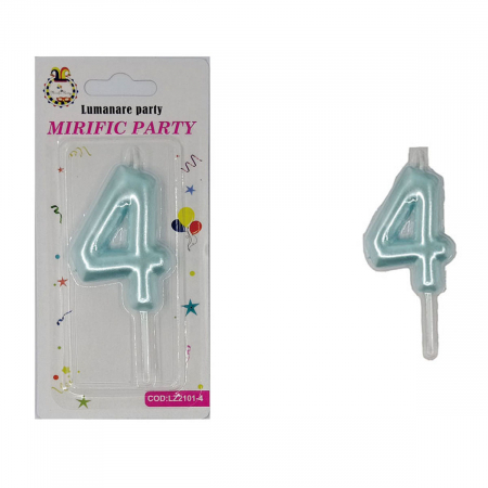 Articole party - Lumanare aniversara pentru tort 8 cm LZ2101