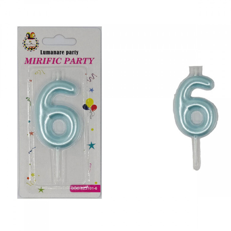 Articole party - Lumanare aniversara pentru tort 8 cm LZ2101