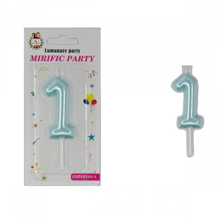 Articole party - Lumanare aniversara pentru tort 8 cm LZ2101