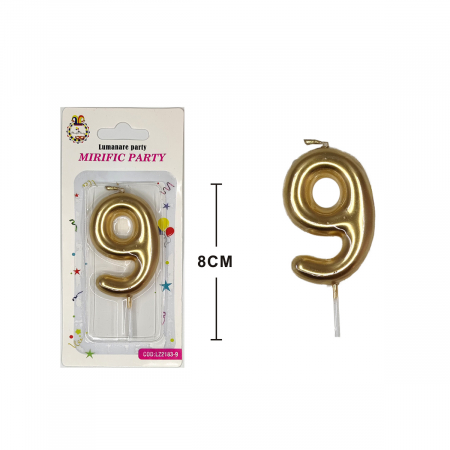 Accesorii party - Lumanare aniversara pentru tort 8 cm LZ2183