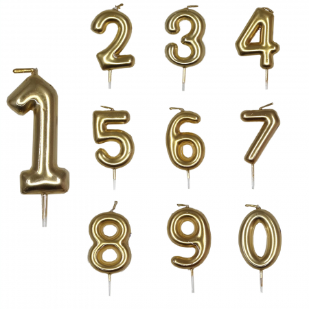 Accesorii party - Lumanare aniversara pentru tort 8 cm LZ2183