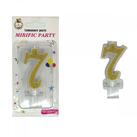 Lumânări tort - Lumanare aniversara pentru tort 9 cm LZ2071
