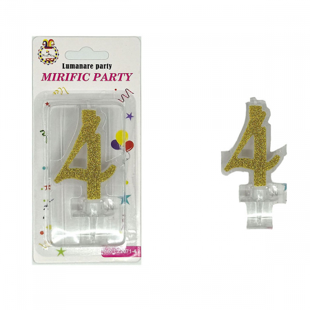 Articole party - Lumanare aniversara pentru tort 9 cm LZ2071