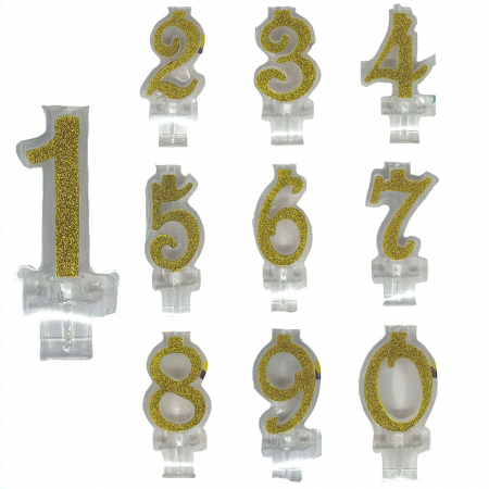 Articole party - Lumanare aniversara pentru tort 9 cm LZ2071