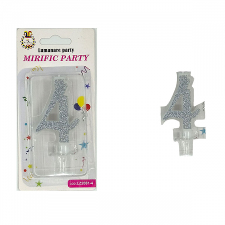 Articole party - Lumanare aniversara pentru tort 9 cm LZ2081