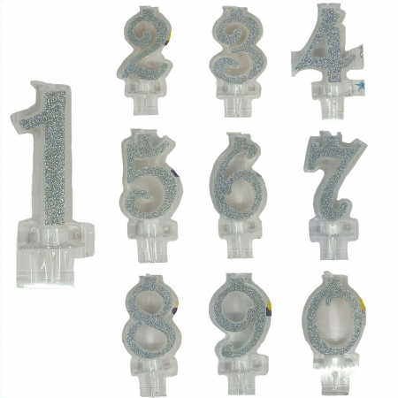 Articole party - Lumanare aniversara pentru tort 9 cm LZ2081