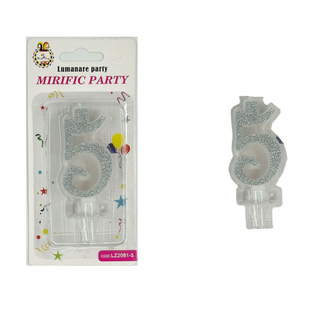 Lumânări tort - Lumanare aniversara pentru tort 9 cm LZ2081