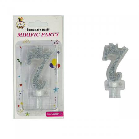 Lumânări tort - Lumanare aniversara pentru tort 9 cm LZ2081