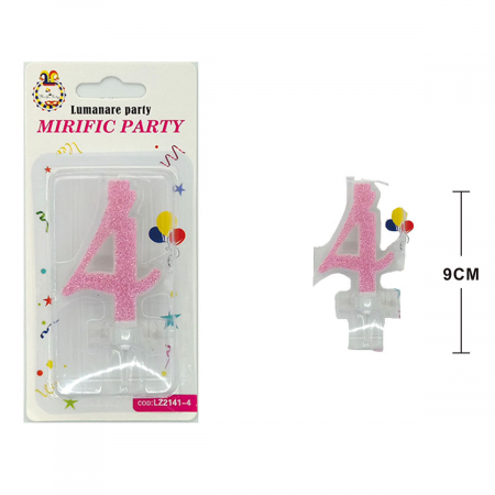 Articole party - Lumanare aniversara pentru tort 9 cm LZ2141