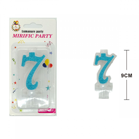 Articole party - Lumanare aniversara pentru tort 9 cm LZ2151