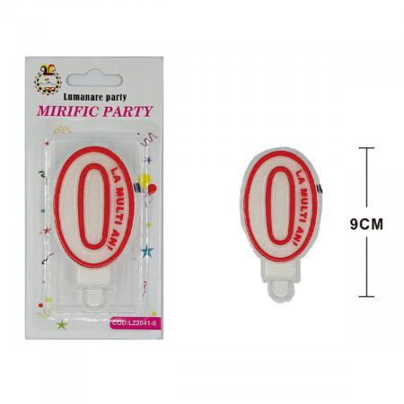 Lumânări tort - Lumanare aniversara pentru tort 9 cm LZ2041