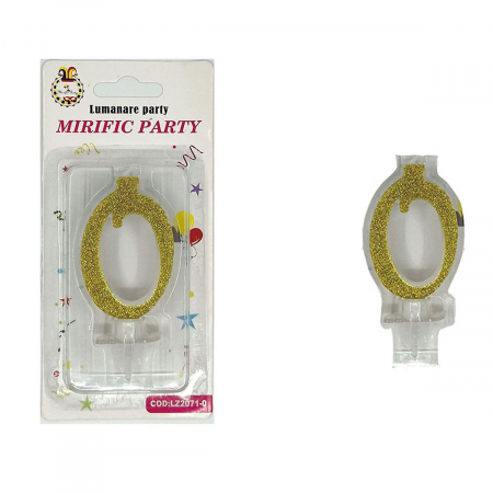 Articole party - Lumanare aniversara pentru tort 9 cm LZ2071