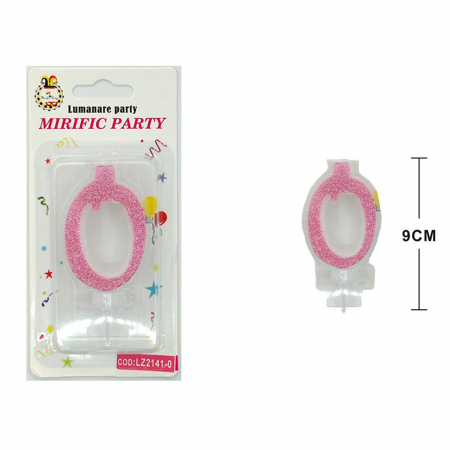Articole party - Lumanare aniversara pentru tort 9 cm LZ2141