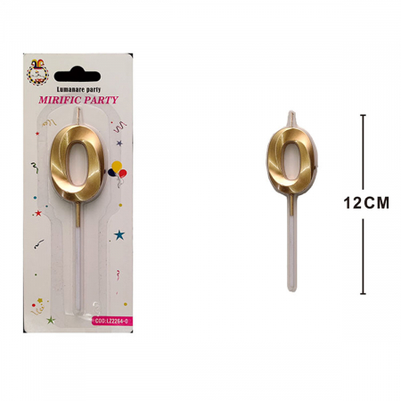 Lumânări tort - Lumanare aniversara pentru tort 12 cm LZ2264