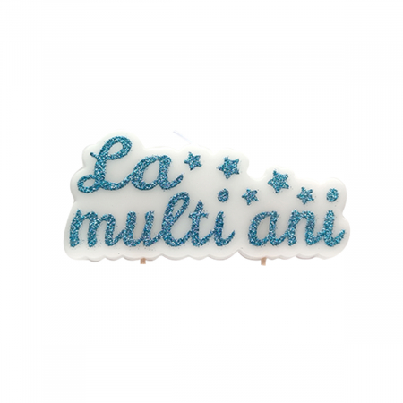 Lumânări tort - Lumanare aniversara pentru tort ' La multi ani ' LZ2629