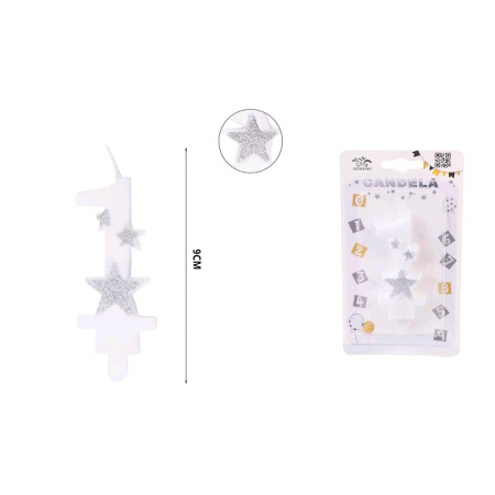 Articole party - Lumanare aniversara pentru tort 9 cm XXJ-EA0