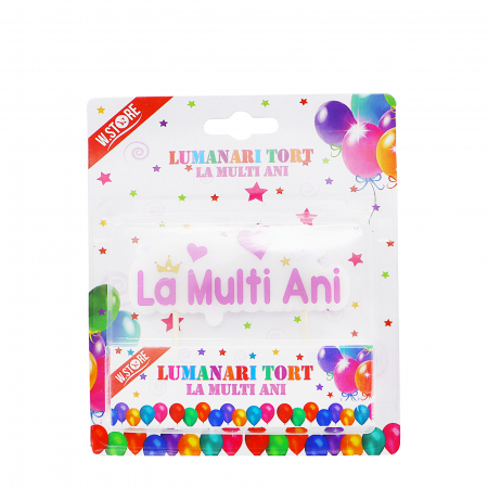 Lumânări tort - Lumanari ”La multi ani” 045758