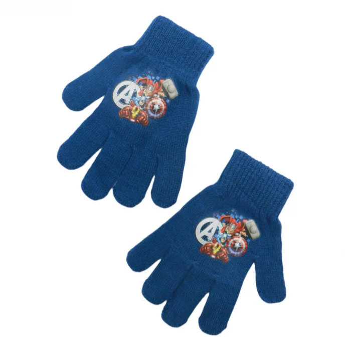 Mânuși - Manusi tricotate „ Avengers ” HQ4303bleumarin