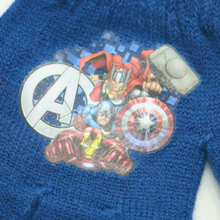 Mânuși - Manusi tricotate „ Avengers ” HQ4303bleumarin