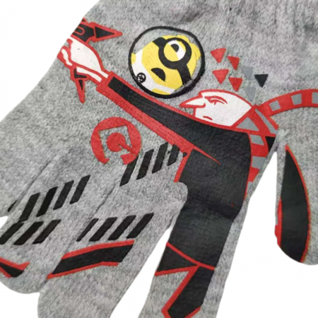 Accesorii copii - Manusi tricotate „ Minions ” HQ4307gri