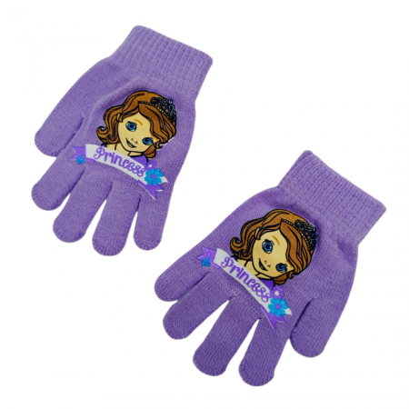 Mânuși - Manusi tricotate „ Sofia ” HO4299mov