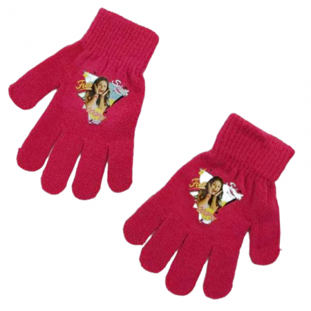 Accesorii copii - Manusi tricotate ' Soy Luna ' HQ4284fucsia