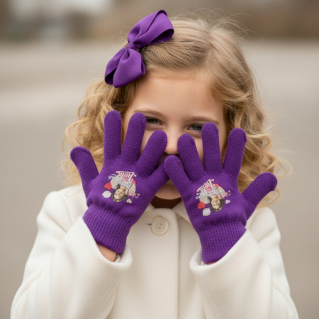 Accesorii copii - Manusi tricotate ' Soy Luna ' HQ4284mov