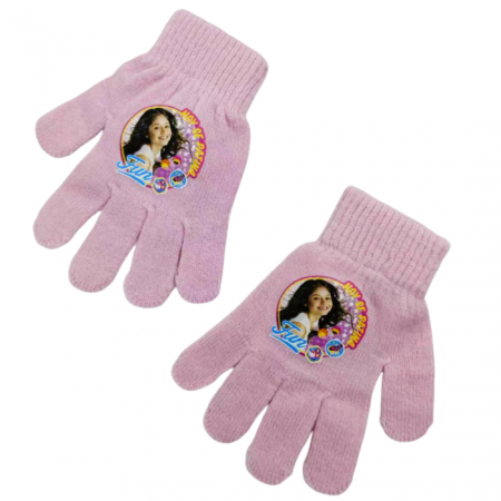 Accesorii copii - Manusi tricotate ' Soy Luna ' HQ4284roz deschis