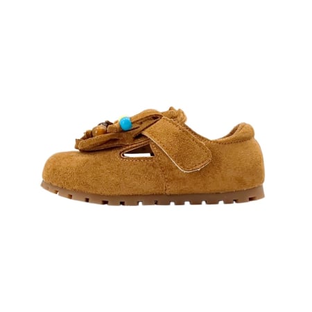 Copii - Mocasini cu franjuri FC-65camel