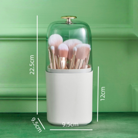 Cosmetice - Organizator cosmetice cu 12 orificii individuale SHYE-6665alb