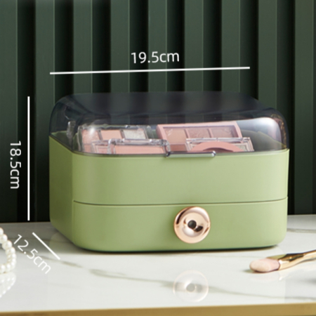 Cosmetice - Organizator cosmetice si bijuterii 2 piese SHYE-6662verde