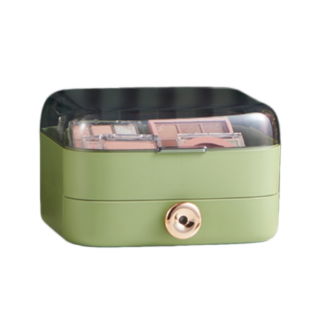 Cosmetice - Organizator cosmetice si bijuterii 2 piese SHYE-6662verde