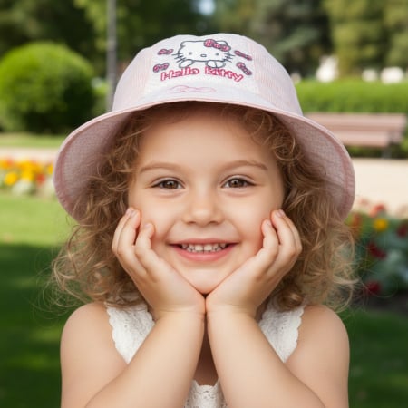 Căciuli, șepci si pălării - Palarie cu Hello Kitty OE4049roz