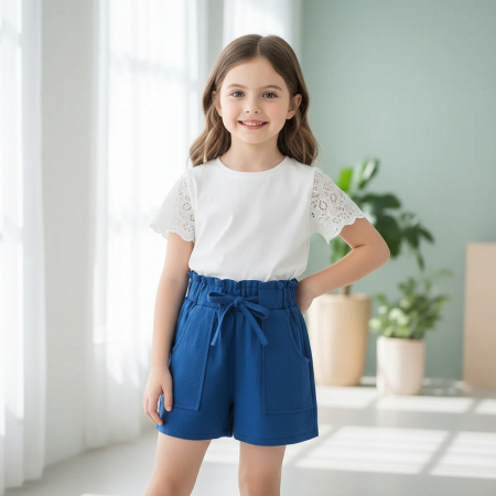 OFERTĂ SPECIALĂ - Pantaloni scurti B013bleumarin