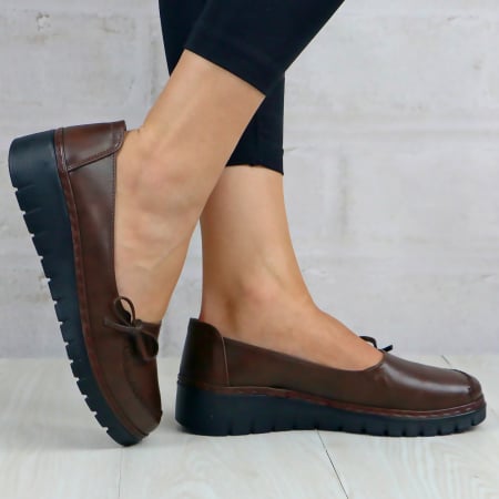 Damă - Pantofi casual C38maro