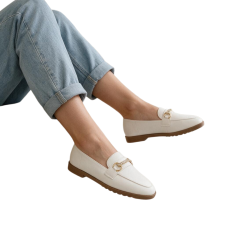 Pantofi casual de damă - Pantofi casual 333-2alb