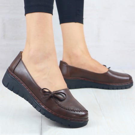 Damă - Pantofi casual C38maro